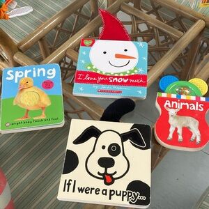 Set of 4 baby board books